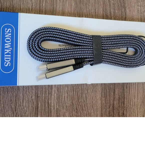 Snowkids Other - 6.5 Foot HDMI Double Cord Braided, Nylon, Snowkids Brand